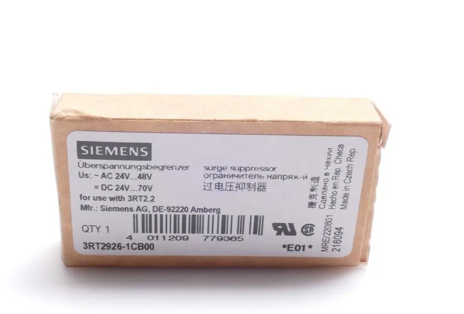 Siemens Überspannungsbegrenzer 3RT2 926-1CB00 | E:01 | 3RT2926-1CB00