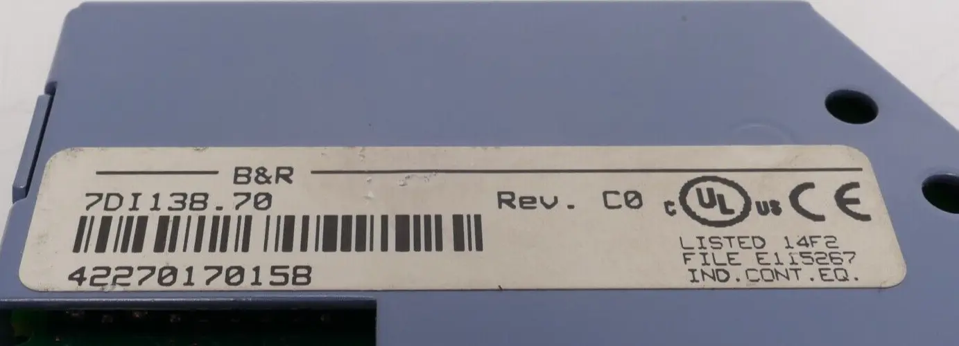 Produktfoto 1 von B&R DI138 Digitales Eingangsmodul | Rev. C0 | 7DI138.70
