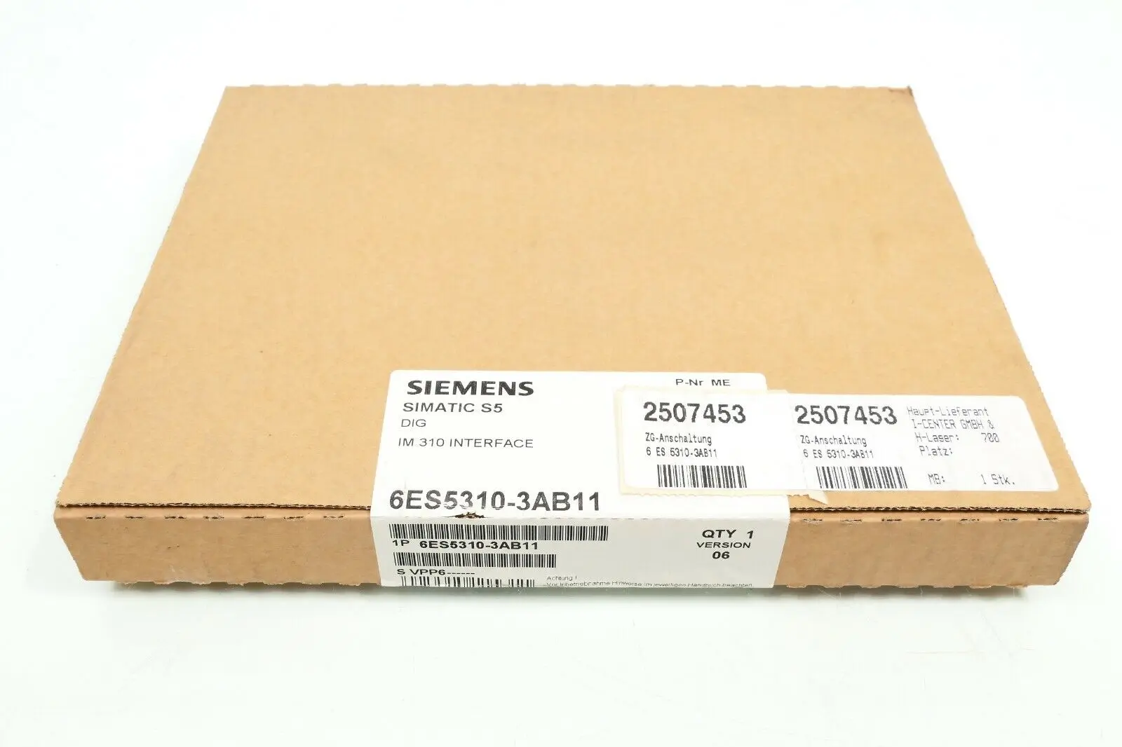 Produktfoto 1 von Siemens SIMATIC S5 Anschaltung 6ES5 310-3AB11 | E:06 | 6ES5310-3AB11