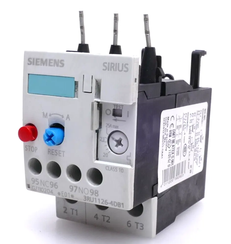 Produktfoto 1 von Siemens SIRIUS Überlastrelais 3RU1 126-4DB1 | E:01 | 3RU1126-4DB1