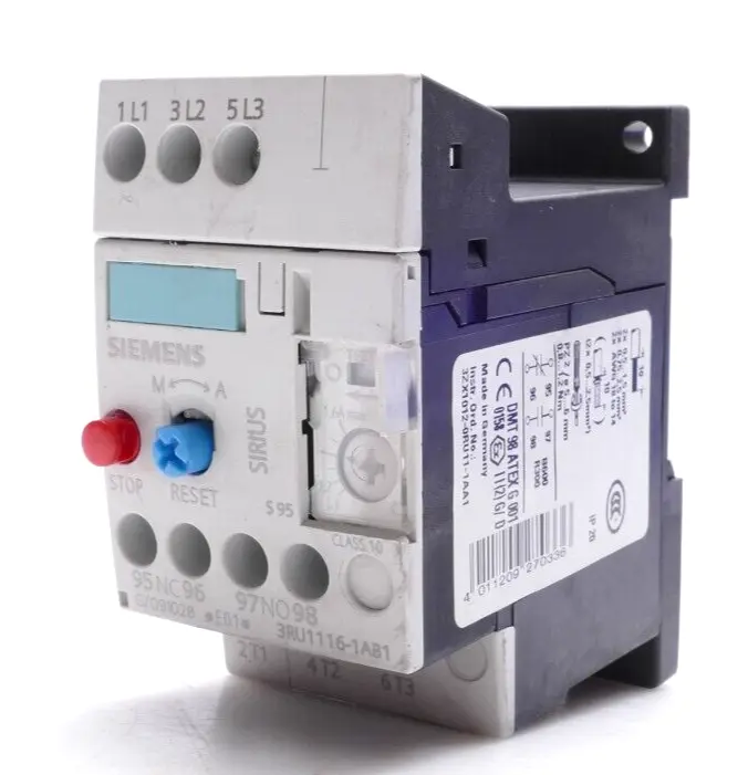 Produktfoto 1 von Siemens SIRIUS Überlastrelais 3RU1 116-1AB1 | E:01 | 3RU1116-1AB1