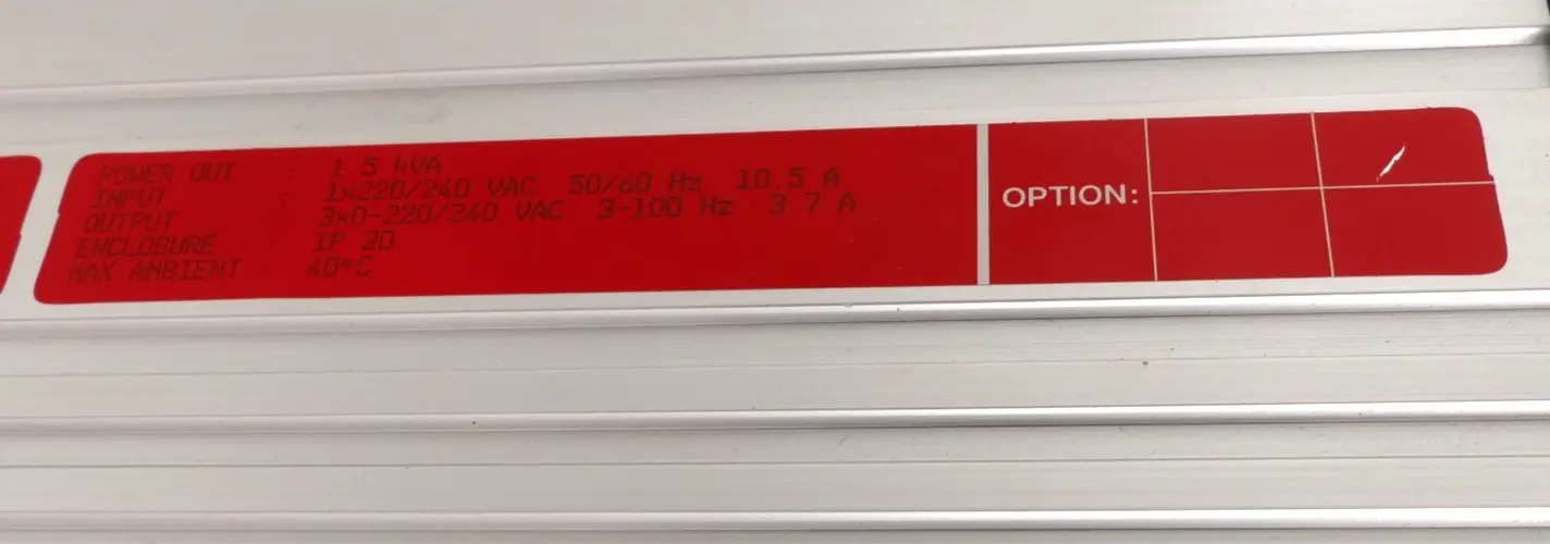 Produktfoto 1 von Danfoss Variable Speed Drive VLT 1015 175G3015 | 175G3015
