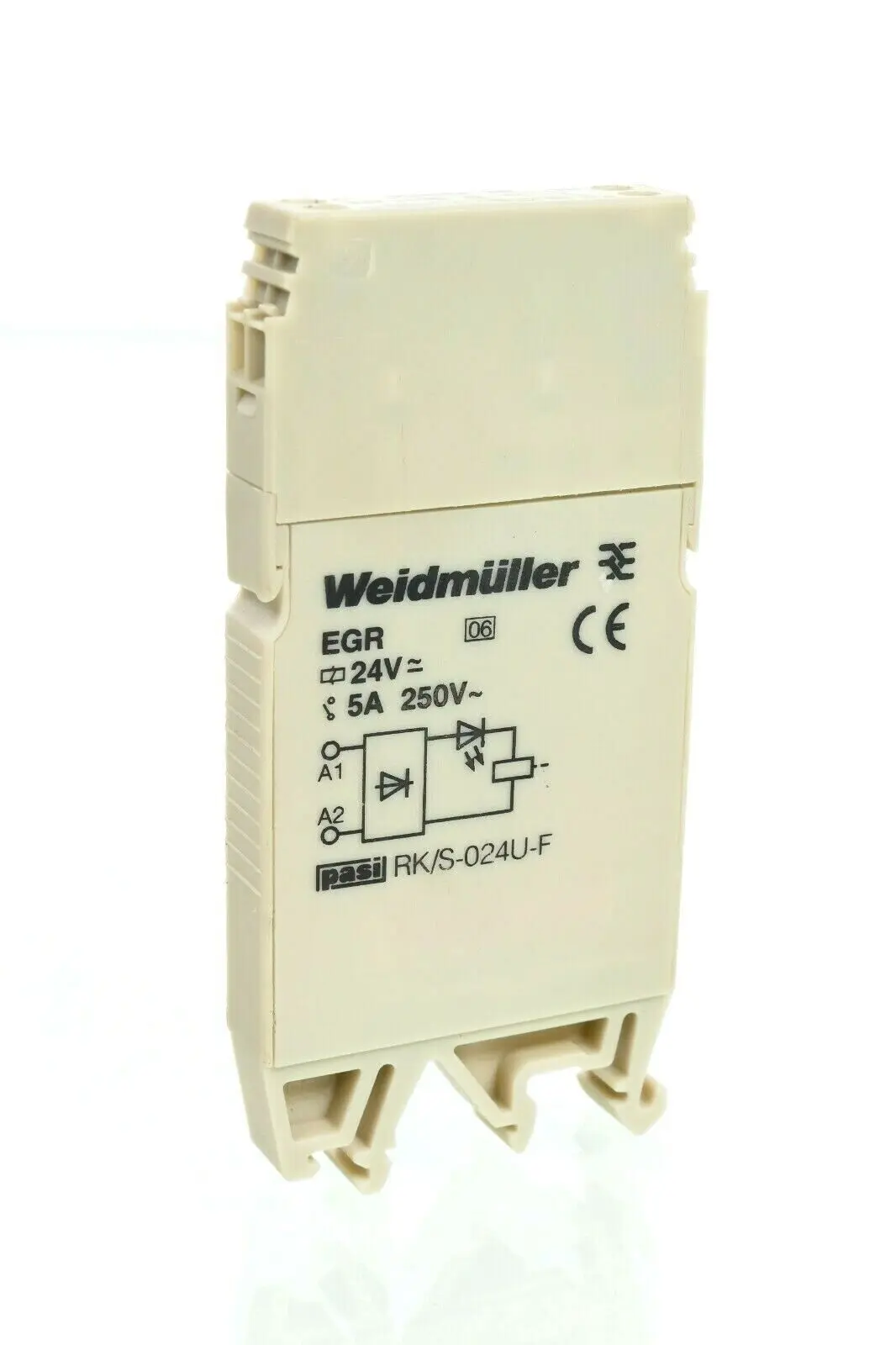 Produktfoto 1 von Weidmüller Relaiskoppler EGR Relay Coupler 24V AC/DC RK/S-024U-F | 809234