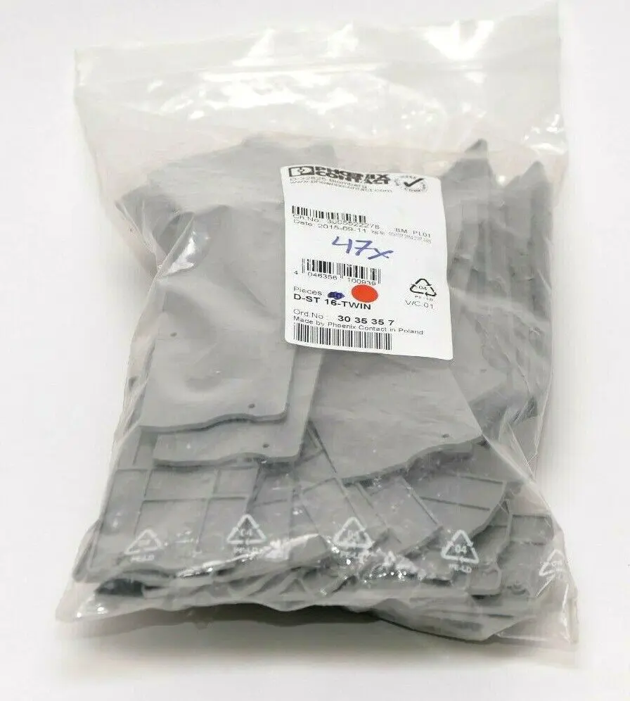Produktfoto 1 von 47x Phoenix Contact Abschlussdeckel 30 35 35 7 | D-ST 16-TWIN | 3035357