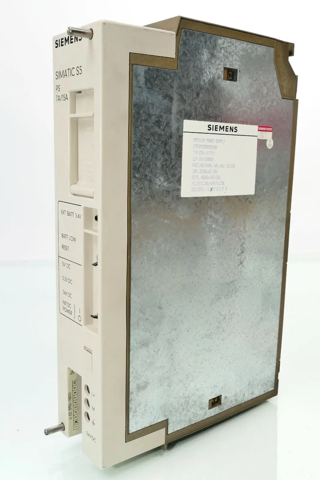 Produktfoto 1 von Siemens Simatic S5 PS951 Power Supply 6ES5 951-7ND31 | E:02 | 6ES5951-7ND31