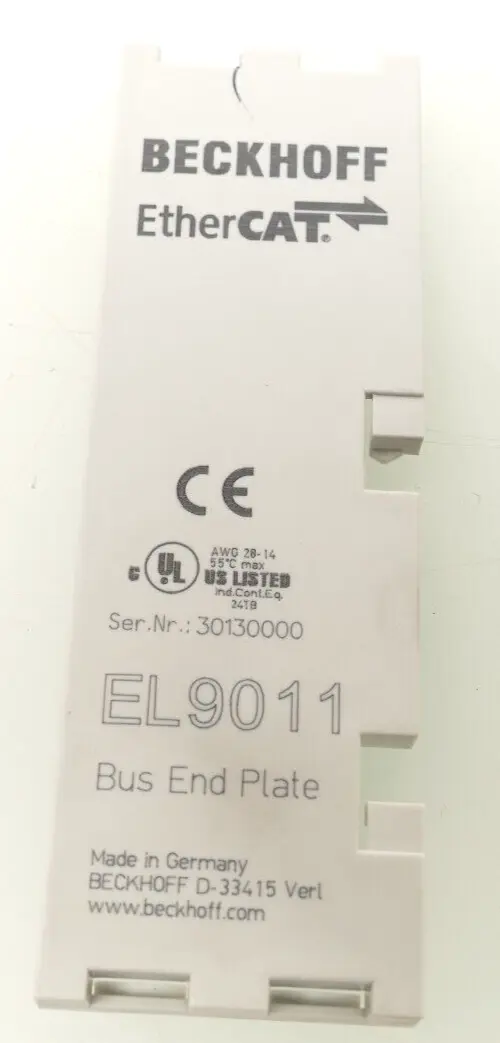 Produktfoto 1 von 2x Beckhoff Endkappe für E-Bus-Kontakte | EL9011