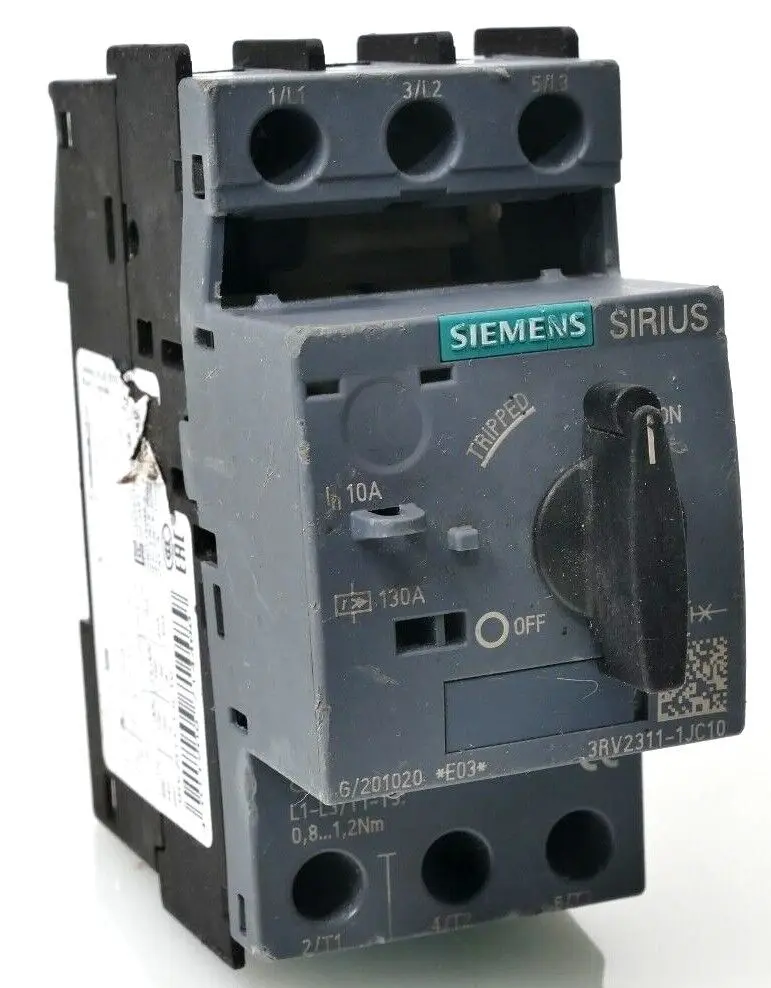 Produktfoto 1 von Siemens SIRIUS Leistungsschalter 3RV2 311-1JC10 | E:03 | 3RV2311-1JC10