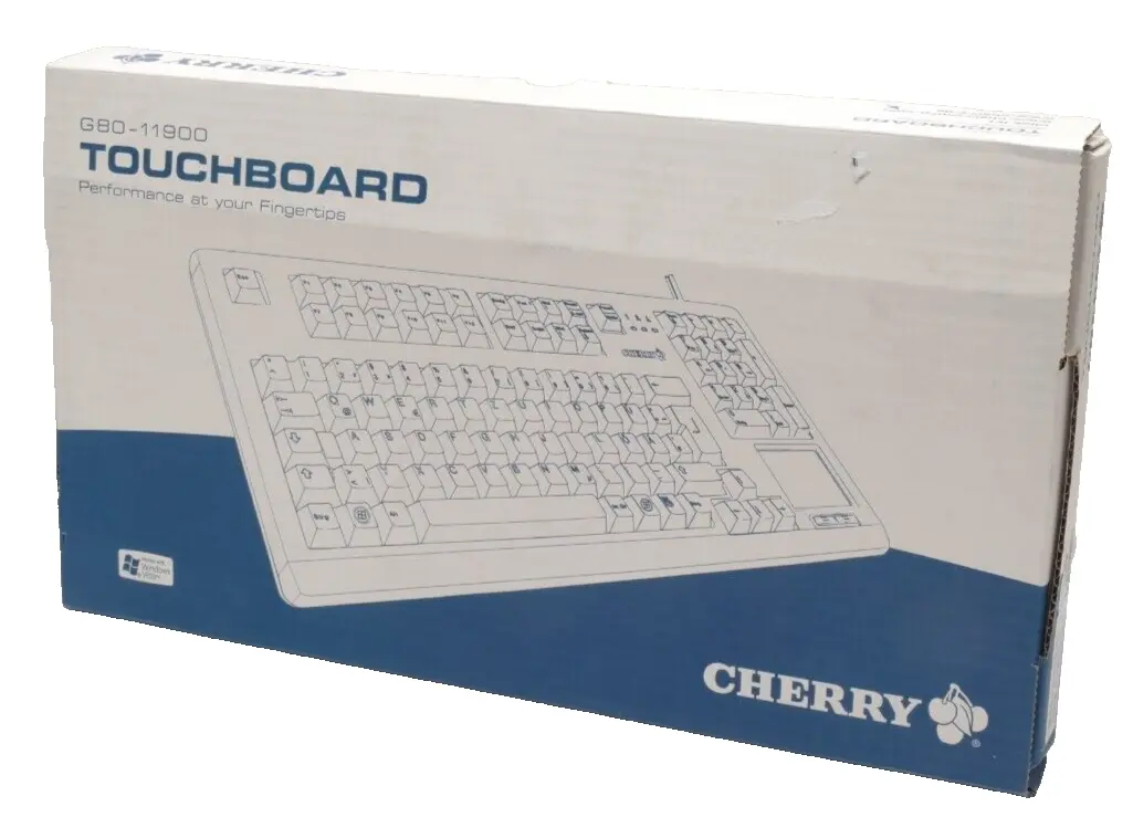 Cherry Kabelgebundene Tastatur mit Touchpad grau, QWERTY | G80-11900LTMEU-0