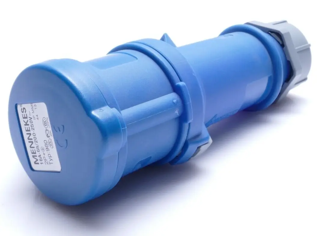 Produktfoto 1 von Mennekes StarTOP 980 Kupplung Buchse Dose Stecker 16A-6h/200-250V~ | 2polig