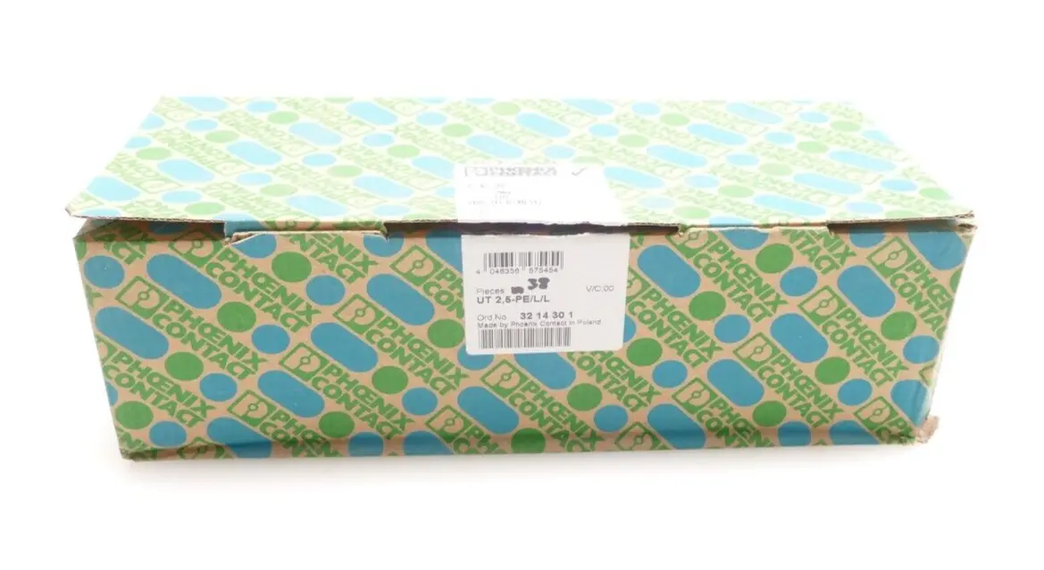 Produktfoto 1 von 38x Phoenix Contact 3214301 Doppelstockklemmen UT 2,5-PE/L/L