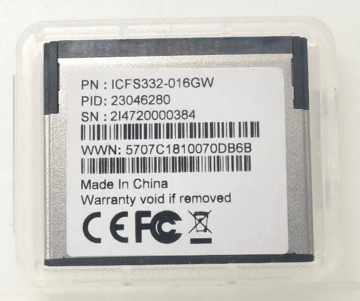 Produktfoto 1 von Beckhoff CFast Card 16GB | CX2900-0032