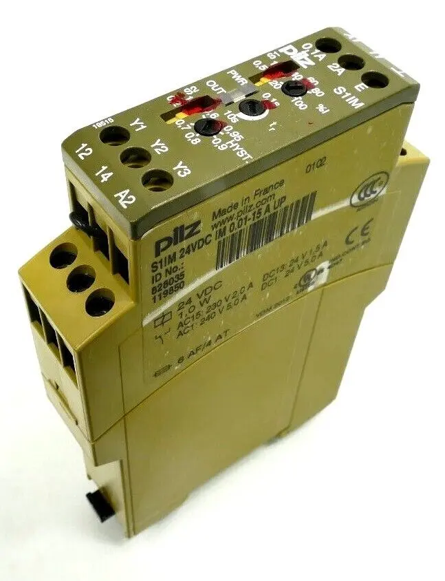 Produktfoto 1 von Pilz Stromüberwachungsrelais S1IM 24VDC IM 0.01-15 A UP | 828035