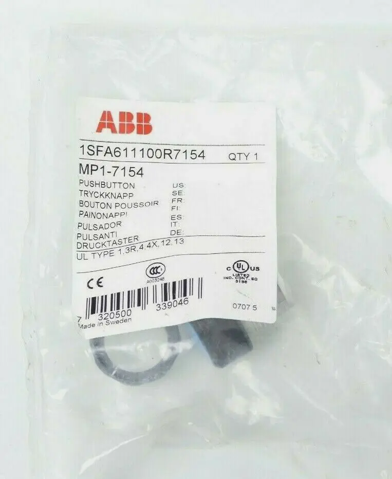 Produktfoto 1 von ABB MP1-7154 Drucktaster Blau  | 1SFA611100R7154