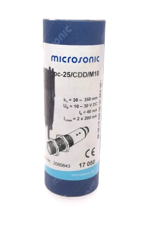 Produktfoto 1 von Microsonic lpc-25/CDD/M18 Ultraschallsensor | 2080843