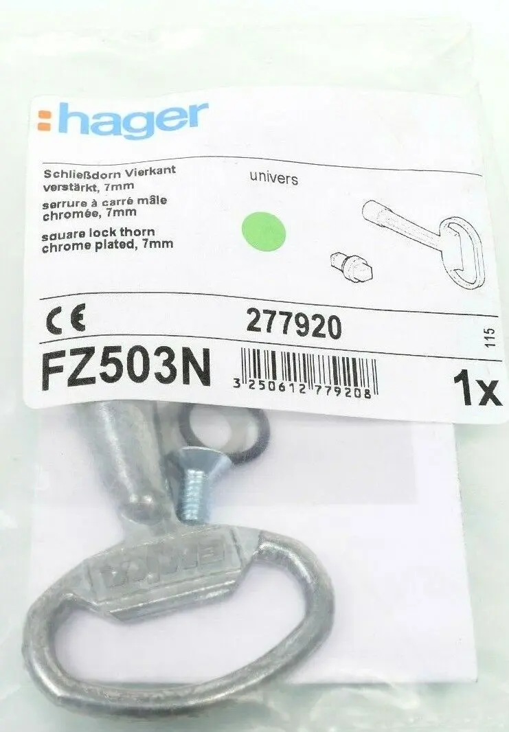 Produktfoto 1 von Hager Schließsysteme Schließung universal FZ503N | 277920