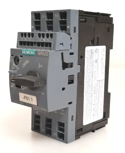Produktfoto 1 von Siemens SIRIUS Leistungsschalter 3RV2 011-0EA20 | E:01 | 3RV2011-0EA20