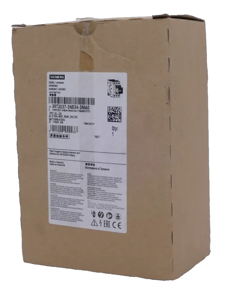 Produktfoto 1 von Siemens SIRIUS Schütz 3RT2 037-3NB34-3MA0 | E:03 | 3RT2037-3NB34-3MA0