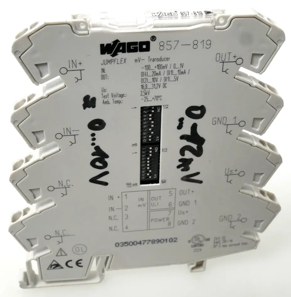 Produktfoto 1 von Wago Spannungsmessumformer | 857-819