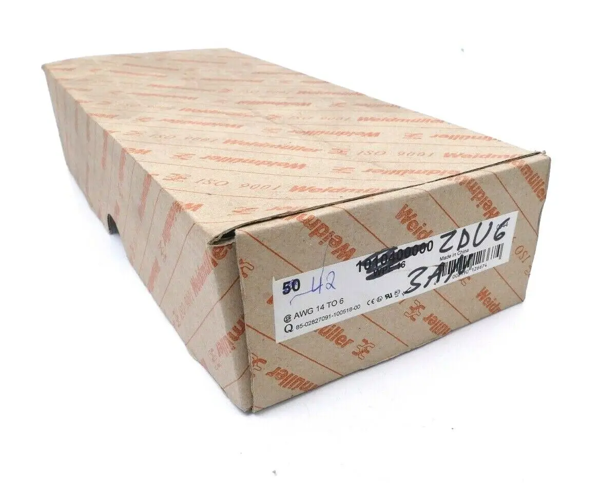 Produktfoto 1 von 42x Weidmüller Durchgangs-Reihenklemme ZDU 6/3AN | 7907410000