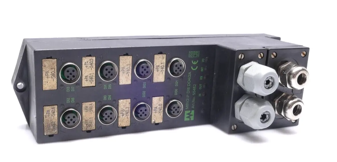 Produktfoto 1 von Murr Elektronik Kompaktmodul MBV2-P DI18 DO4/2A | E:02 | 55482