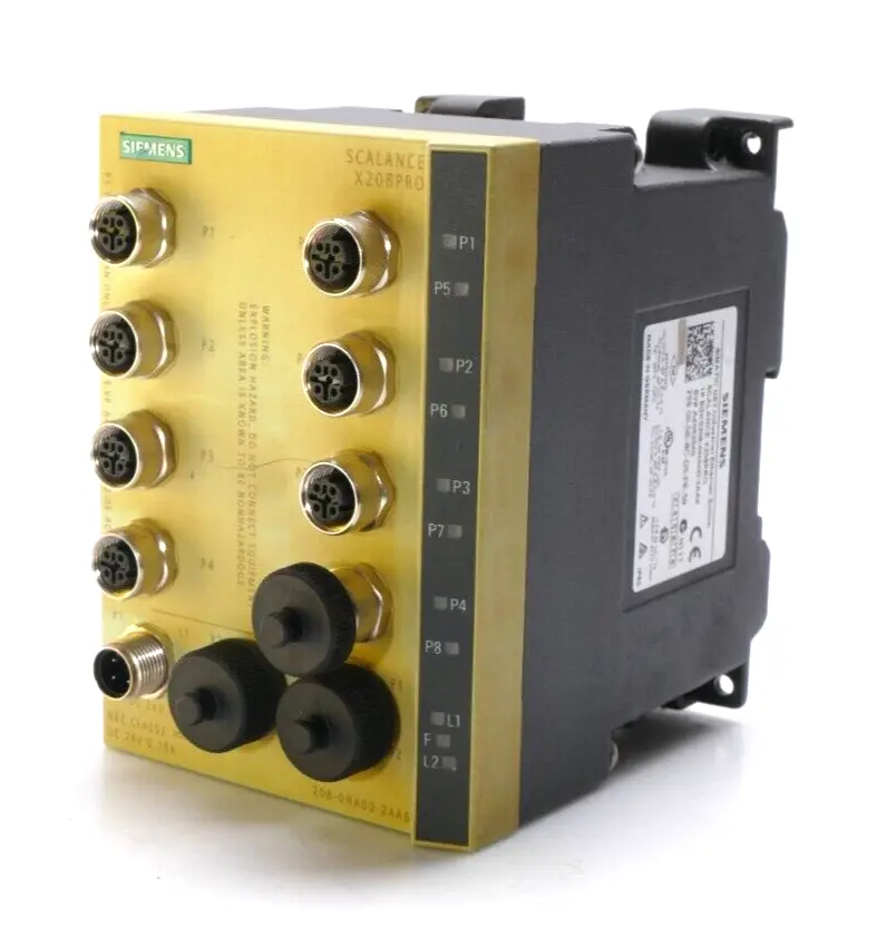 Produktfoto 1 von Siemens Scalance X208PRO 6GK5 208-0HA00-2AA6 | E:03 | 6GK5208-0HA00-2AA6