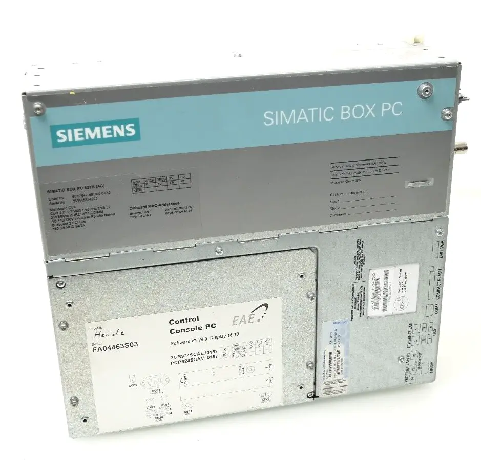 Produktfoto 1 von Siemens Simatic BOX PC 627B | 6ES7 647-6BD00-0AX0 | 6ES7647-6BD00-0AX0