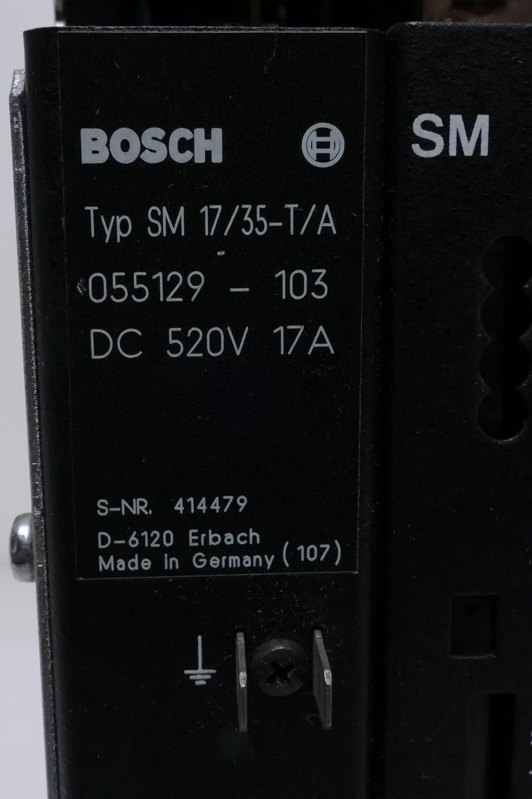Produktfoto 1 von Bosch SM 17/35-T/A Servo-Modul DC 520V 17A | 055129-103