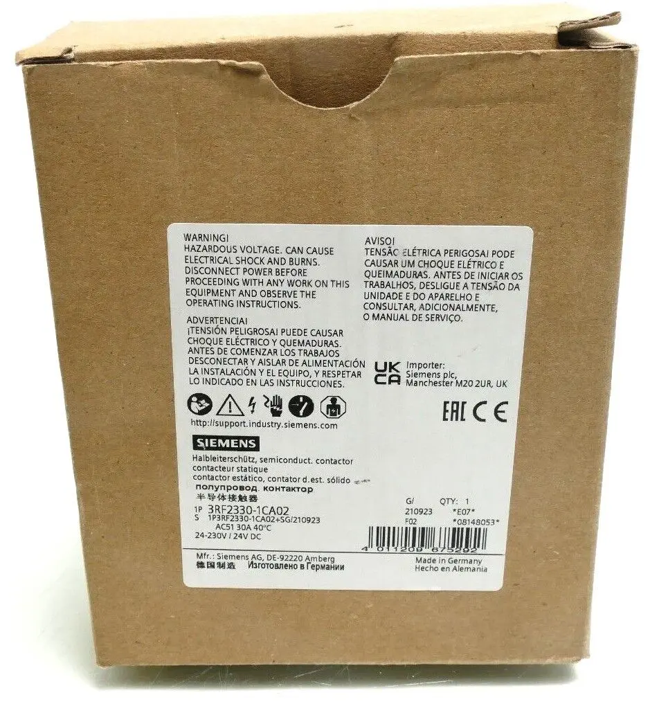 Produktfoto 1 von Siemens SIRIUS Halbleiterschütz 3RF2 330-1CA02 | E:07 | 3RF2330-1CA02