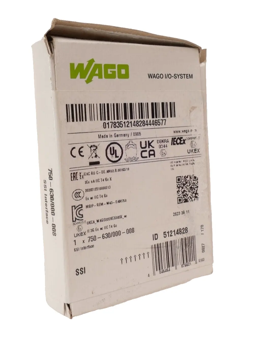 Produktfoto 1 von Wago I/O-System SSI-Geber-Interface | 750-630/000-008