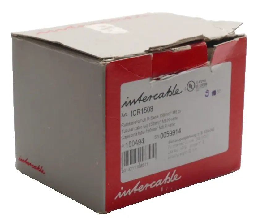 9x Intercable Rohrkabelschuh ICR1508 | R-Serie 150mm² M8 | 180494