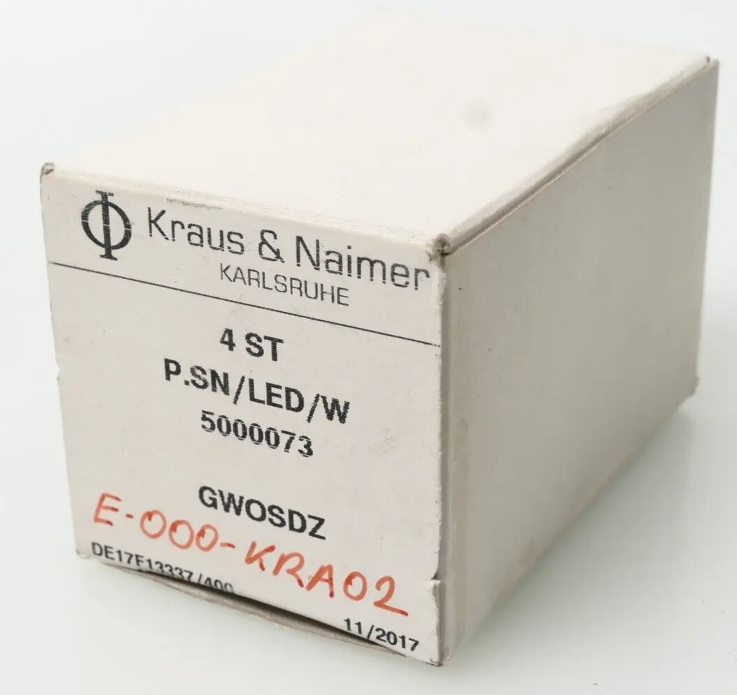 Produktfoto 1 von 4x Kraus & Naimer P.SN/LED/W Drucktaster weiß 5000073