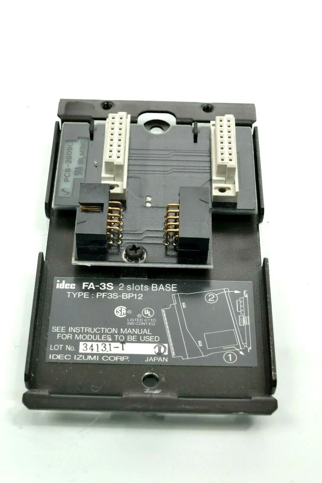 Produktfoto 1 von Idec FA-3S 2-slots BASE PF3S-BP12