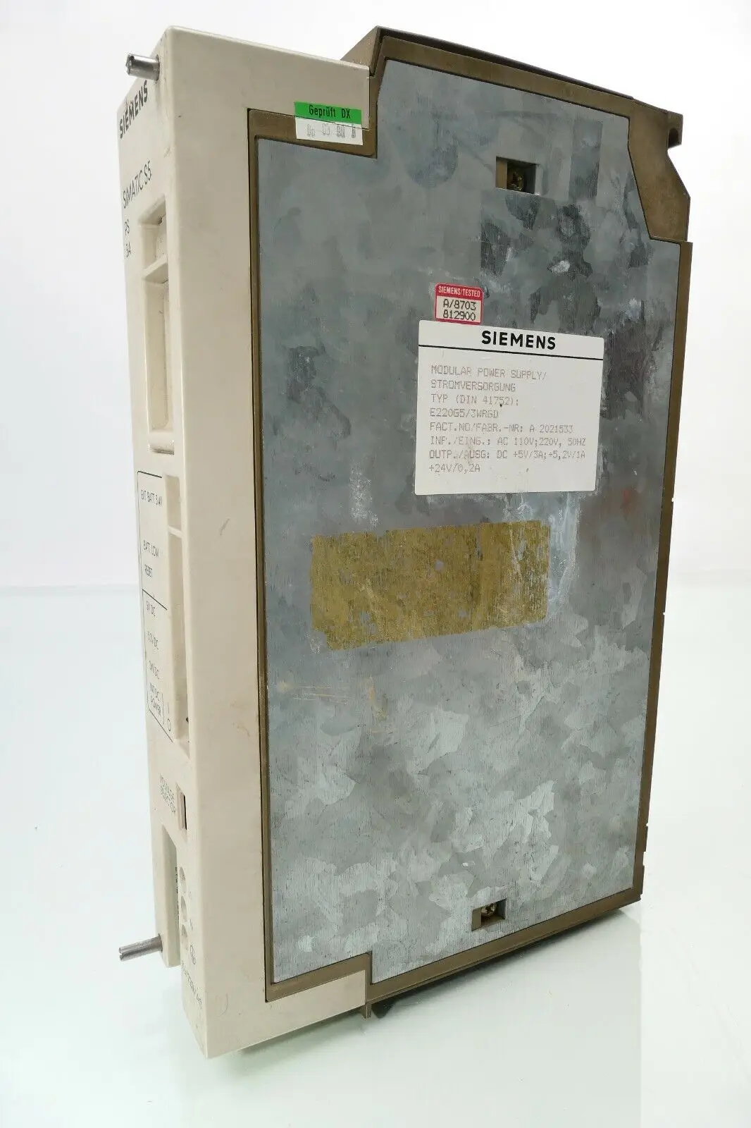 Produktfoto 1 von Siemens SIMATIC S5 Stromversorgung 6ES5 951-7LB13 | E:02 | 6ES5951-7LB13