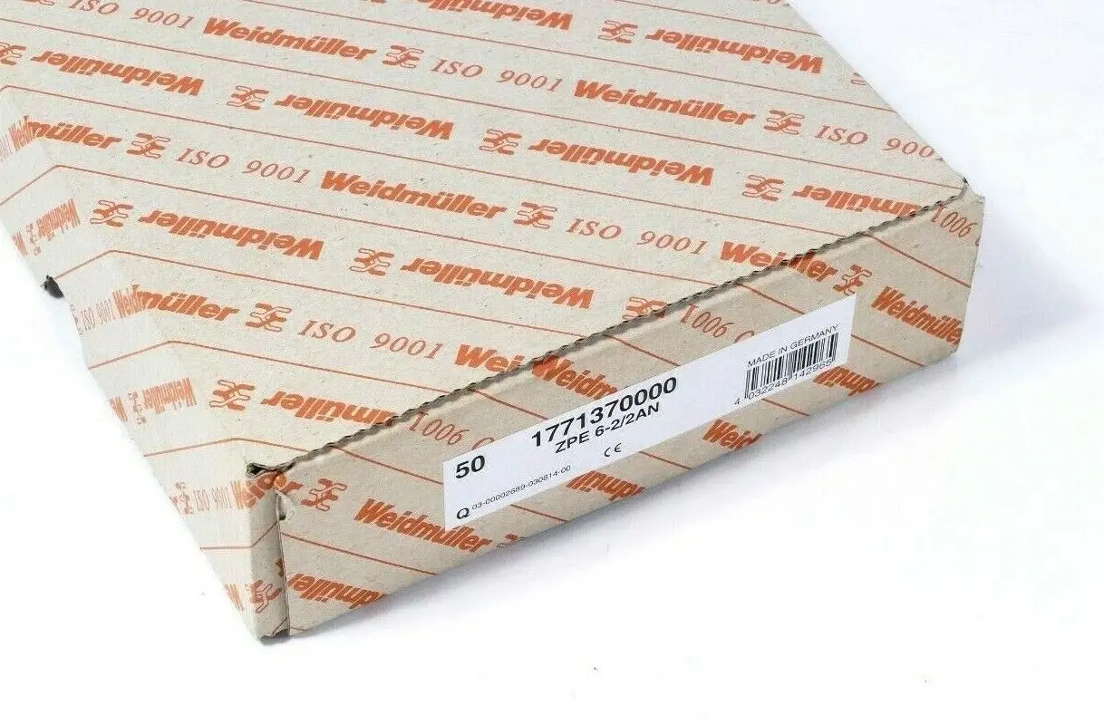 Produktfoto 1 von 50x Weidmüller Schutzleiter-Reihenklemme ZPE 6-2/2AN | 1771370000
