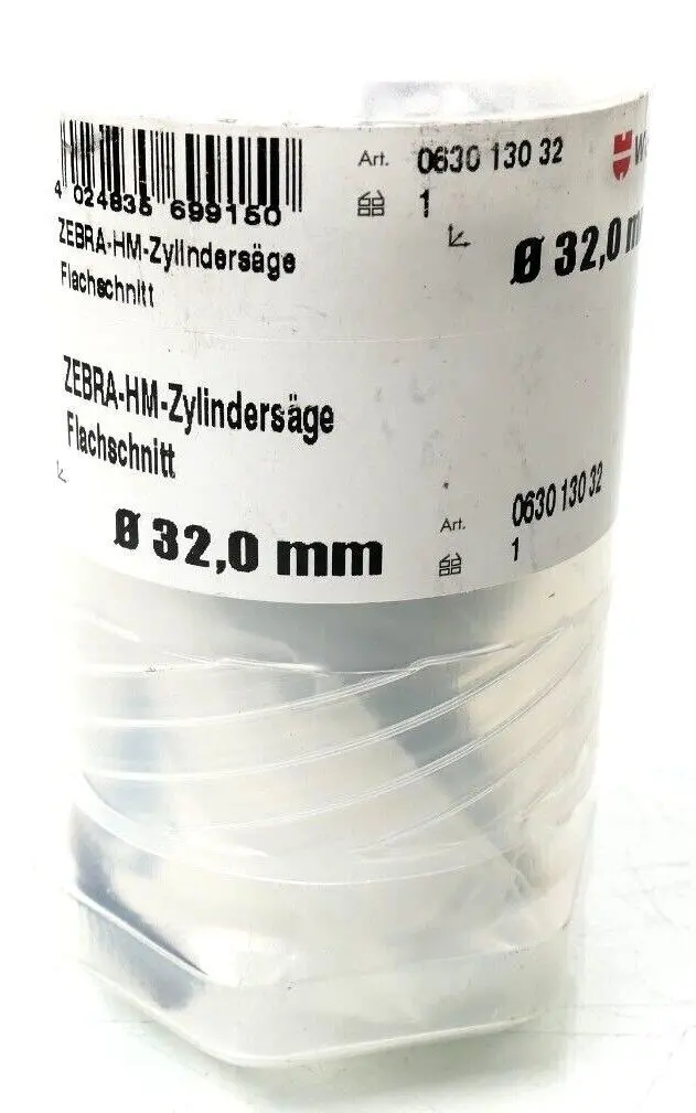 Produktfoto 1 von Würth Zebra-HM-Zylindersäge Ø32,0mm Flachschnitt 0630 130 32 | 063013032