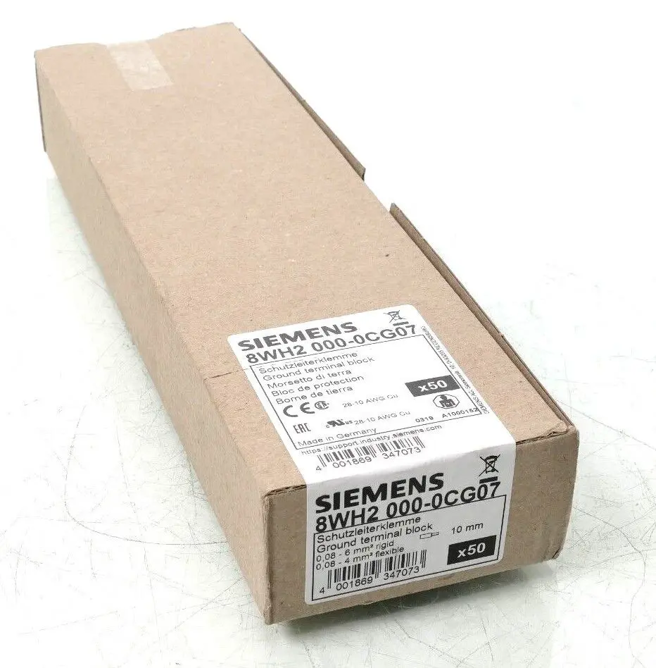 Produktfoto 1 von 50x Siemens Schutzleiterklemme 8WH2 000-0CG07 | 8WH2000-0CG07
