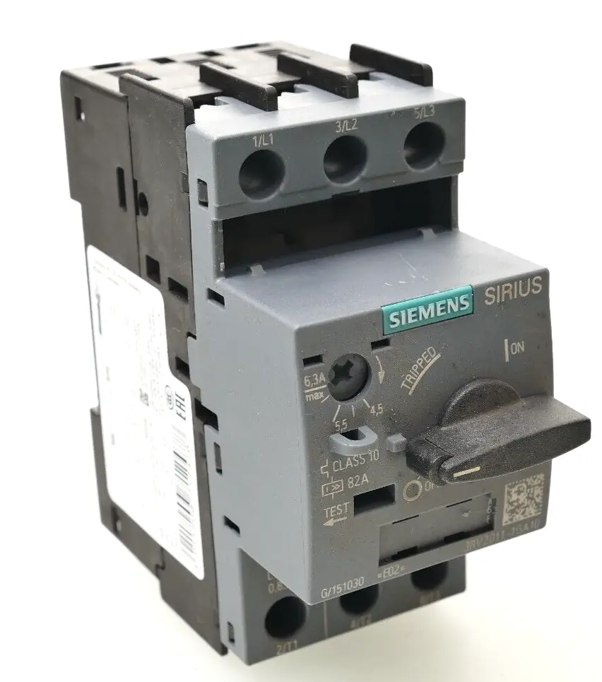 Produktfoto 1 von Siemens SIRIUS Leistungsschalter 3RV2 011-1GA10 | E:02 | 3RV2011-1GA10