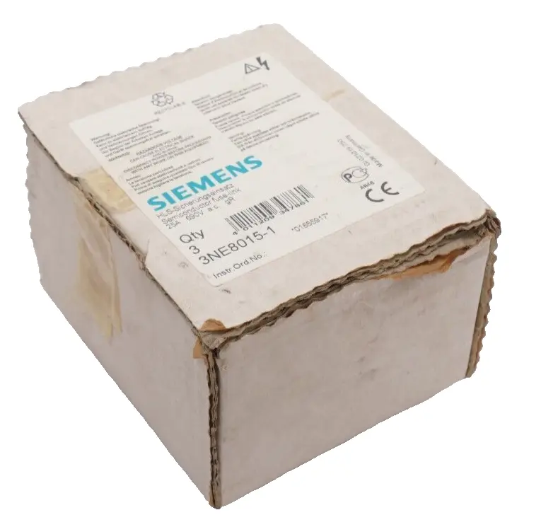 Produktfoto 1 von 3x Siemens SITOR HLS-Sicherungseinsatz 25A 690V a.c. gR 3NE8 015-1 | 3NE8015-1