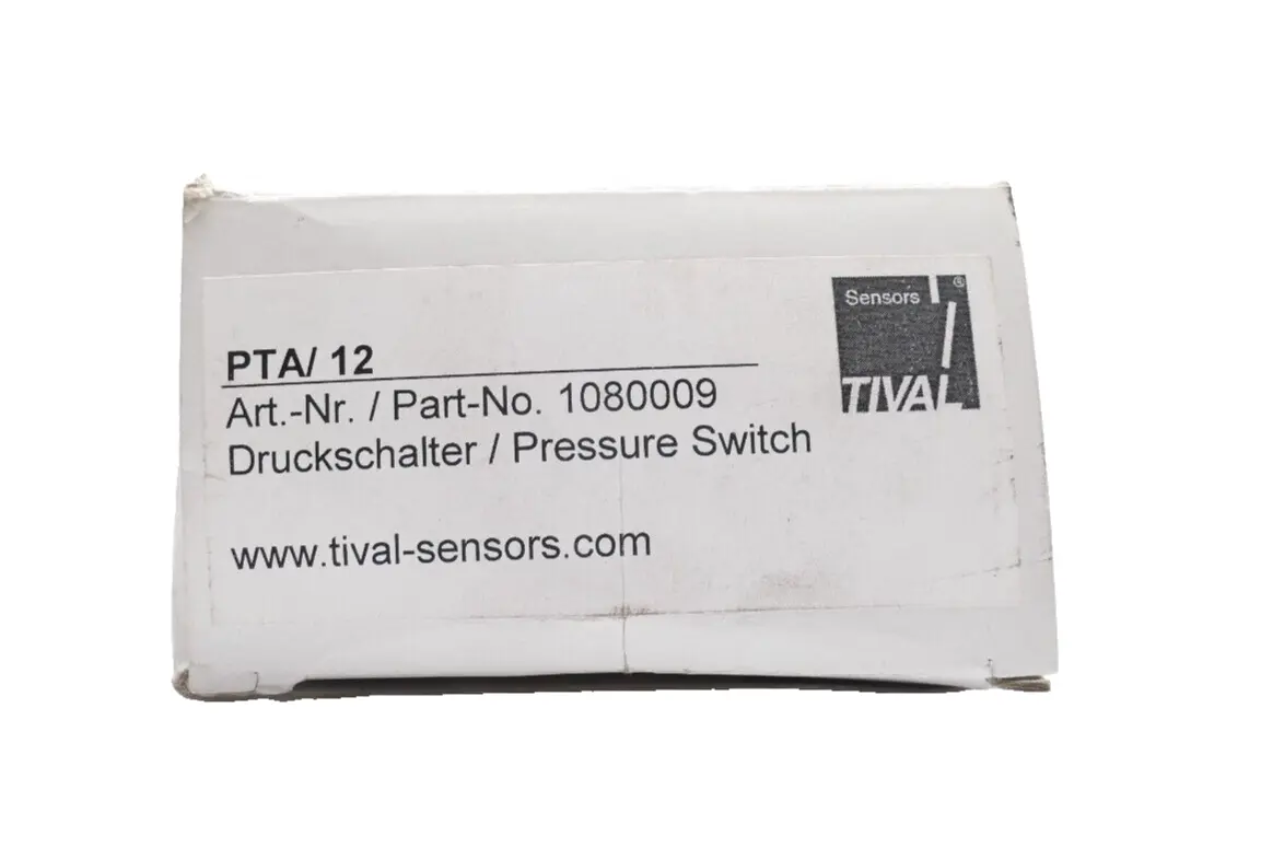 Produktfoto 1 von Tival Sensors 1080009 Mechanischer Druckschalter PM/PT | PTA/12