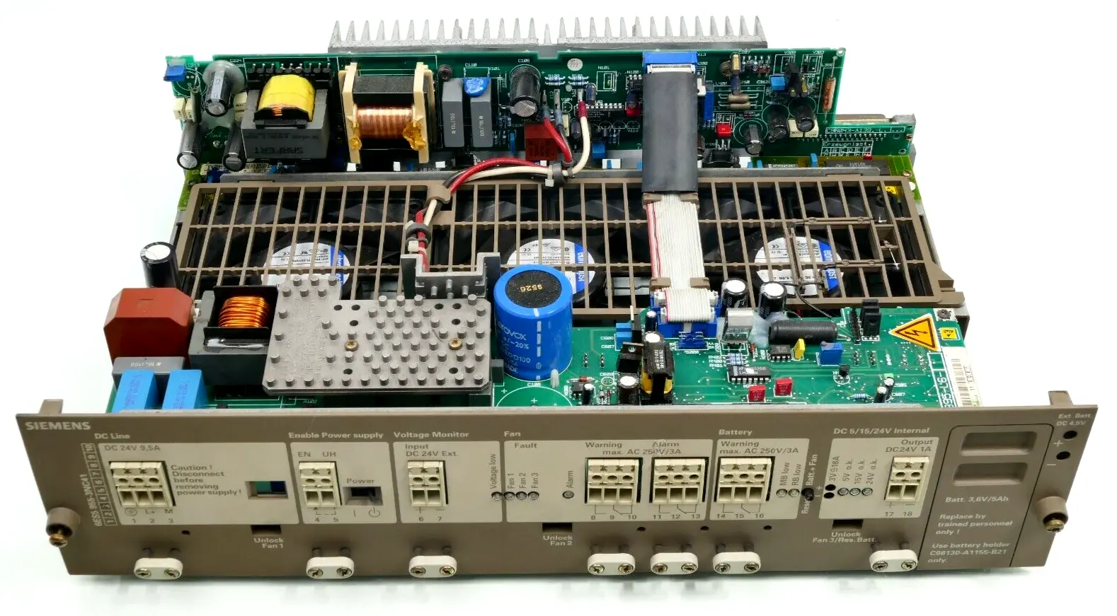 Produktfoto 1 von Siemens SIMATIC S5 Power Supply 6ES5 955-3NC41 | E:03 | 6ES5955-3NC41