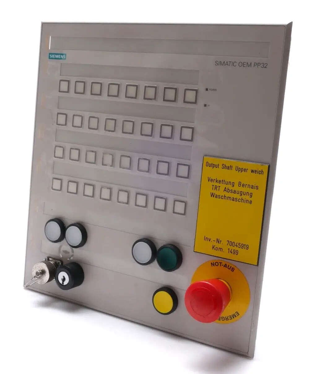 Produktfoto 1 von Siemens Simatic OEM PP32 Bedienterminal Fronteinbau | E:A02 | 6AV3688-4EB02-0AA0