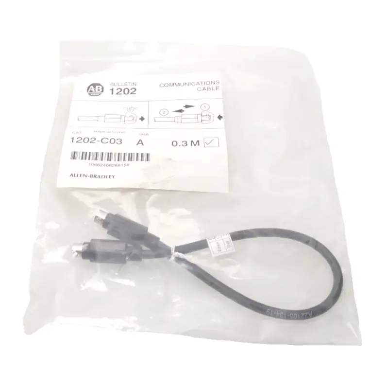 Produktfoto 1 von Allen-Bradley Kommunikationskabel 0,3m | Ser.A | 1202-C03