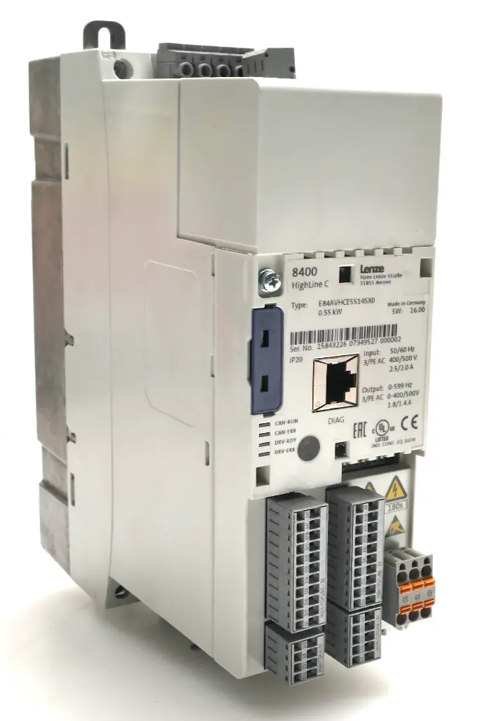 Produktfoto 1 von Lenze 8400 HighLine C Umrichter E84AVHCE5514SX0 | SW:16.00 | 15843226