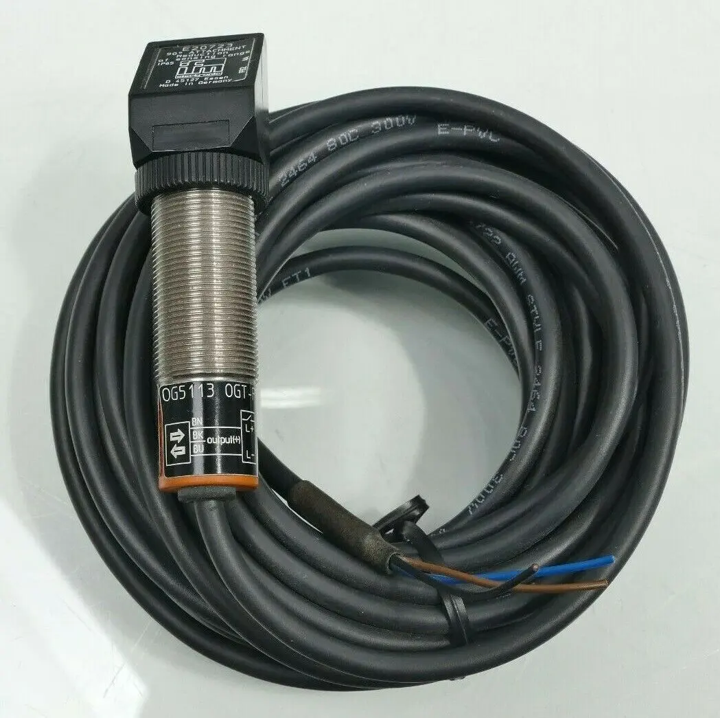 Produktfoto 1 von ifm Reflexlichttaster OG5113 + Winkelaufsatz E20723 | OGT-FPKG/V4A/6M