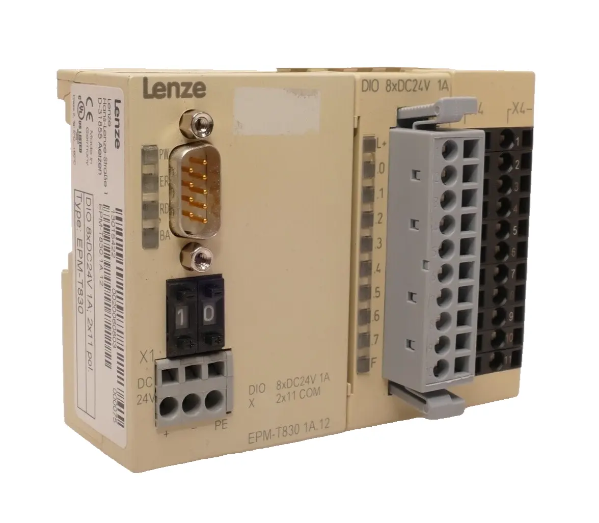 Lenze EPM-T830 I/O-Modul DIO 8xDC24V 1A; 2x11 pol. | EPM-T830.1A.12 | 13015422