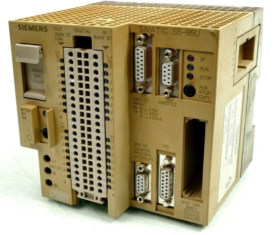 Produktfoto 1 von Siemens SIMATIC S5-95U Kompaktgerät 6ES5 095-8MB01 | E:01 | 6ES5095-8MB01