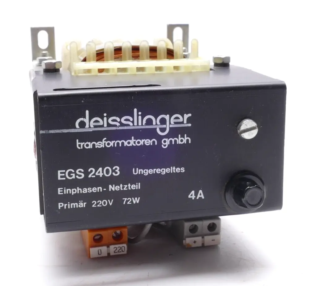 Produktfoto 1 von deisslinger EGS 2403 Ungeregeltes Einphasen Netzteil 220V 72W 4A