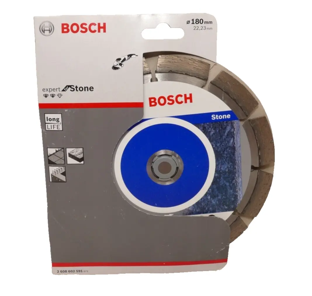Produktfoto 1 von Bosch Diamant-Trennscheibe expert for stone | Ø 180x22,23 mm | 2608602591