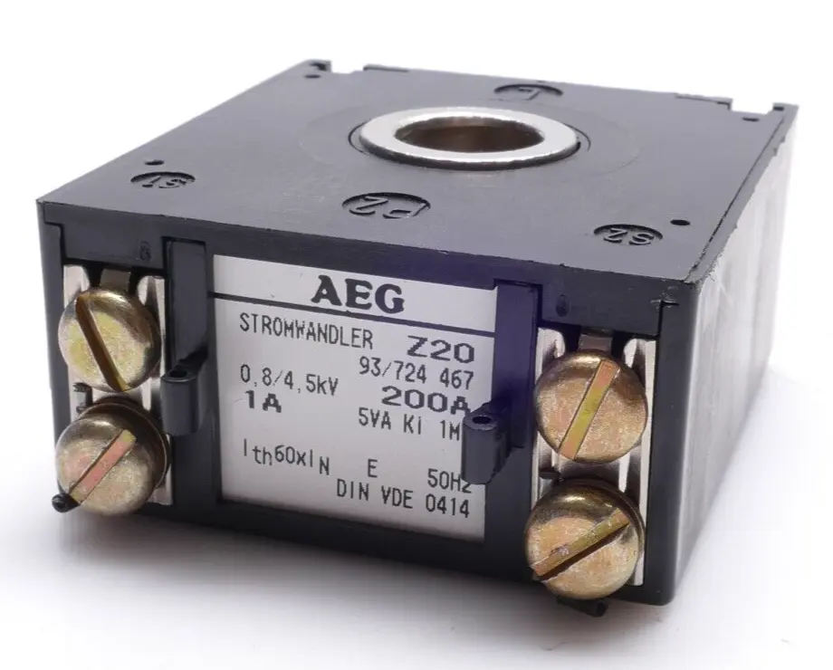 Produktfoto 1 von AEG Stromwandler Z20 0,8/4,5kV 200A/1A 5VA | 93/724 467
