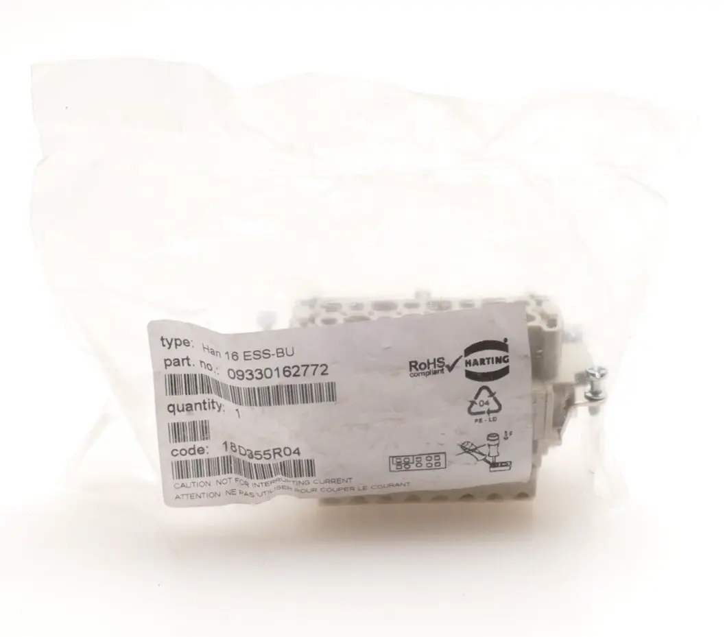 Produktfoto 1 von Harting Stifteinsatz HAN 16 ESS-BU | 09330162772